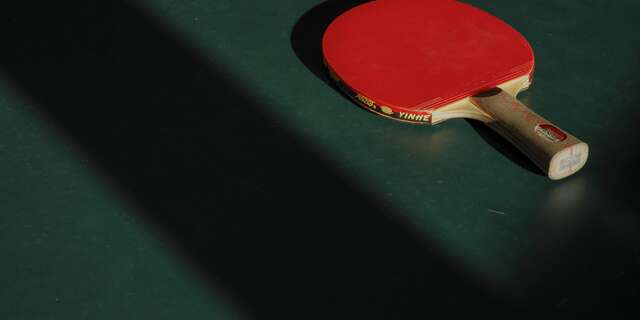 Ping-pong : table au Chinaillon