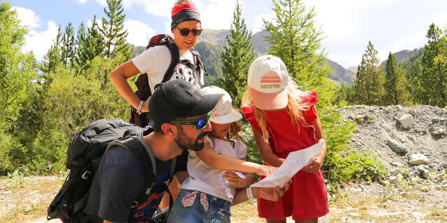 Parcours d'orientation au Val d'Escreins