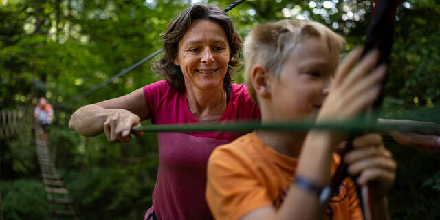 Parcours aventure en forêt :  la Forêt des Dodes