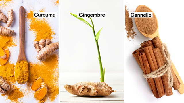 Curcuma / Gingembre / Cannelle