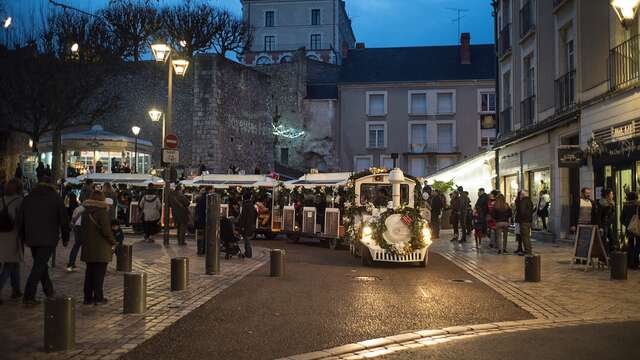 Petit train en centre-ville