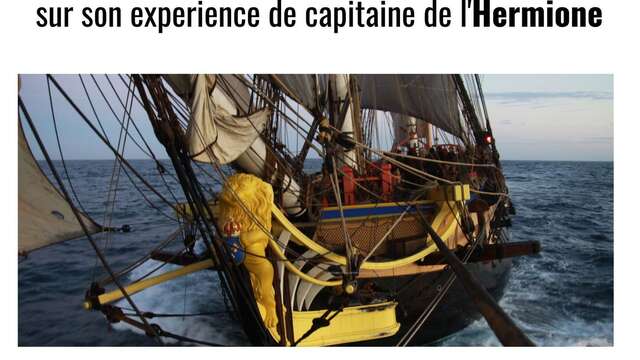 Projection de film et causerie avec Yann Cariou sur l'Hermione