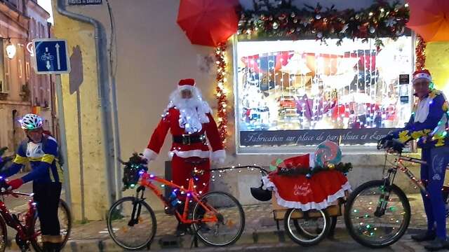 Randonnée vélo du père Noël