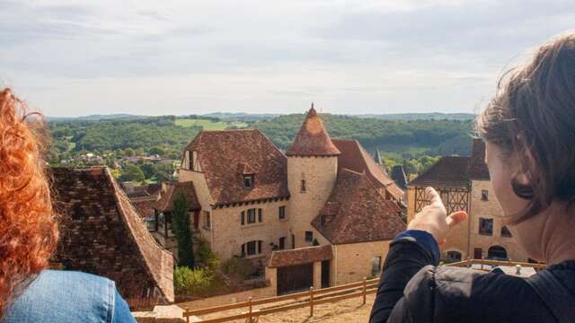 GR64 de Rocamadour à Saint Cirq Madelon, par Gourdon