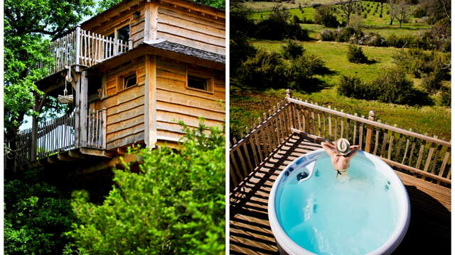 Cabane Spa La Truffière du Château de Cantecor