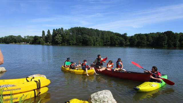 Initiation au kayak sur plan d'eau