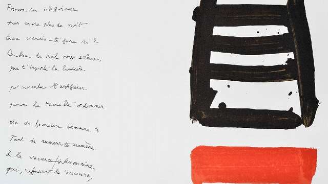 VISITE AU MUSÉE SOULAGES : SOULAGES ET LA POESIE