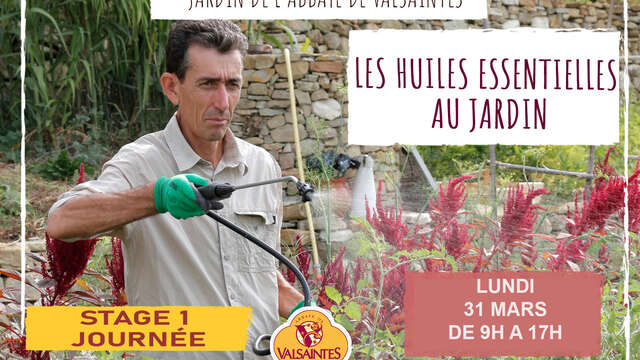 Stage 1 journée : L’utilisation des huiles essentielles au jardin