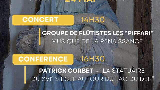 Conférence : "La statuaire du XVIe siècle autour du Lac du Der"
