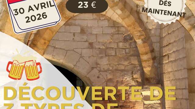 Soirée Dégustation Bières aux Caves Médiévales