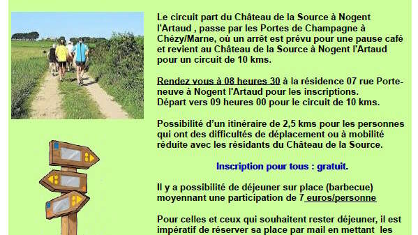 Rando pédestre santé - solidarité Alzheimer