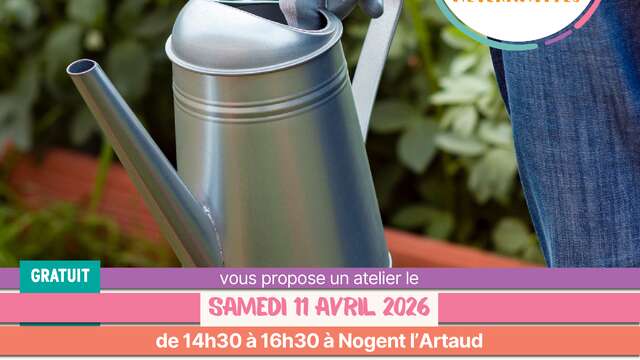 Atelier - Soignez naturellement votre jardin !