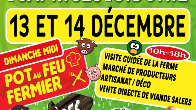 Marché de Noel 2025 à la ferme des caprices de sidonie