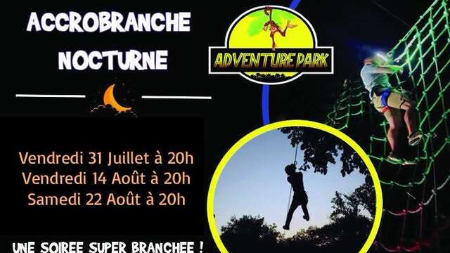 Accrobranche nocturne