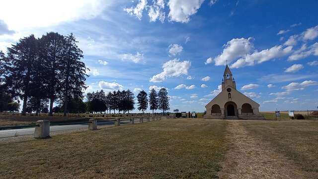 Chapelle-Mémorial du Chemin des Dames, Nécropole nationale française et Cimetière militaire allemand de Cerny-en-Laonnois