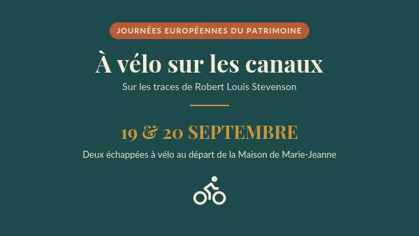À vélo sur les canaux : sur les traces de Robert Louis Stevenson