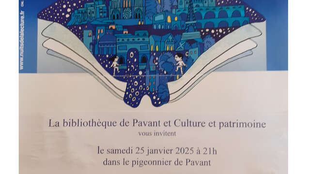 La nuit de la lecture - culture et patrimoine de Pavant