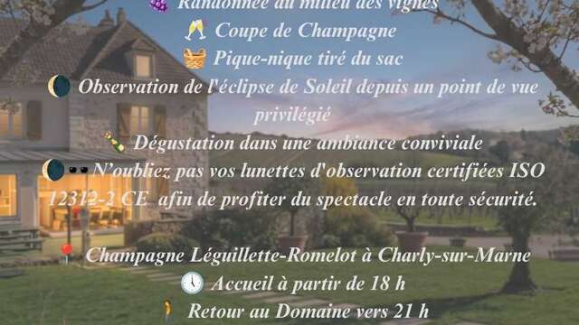 Soirée éclipse - Entre Ciel et Vignes