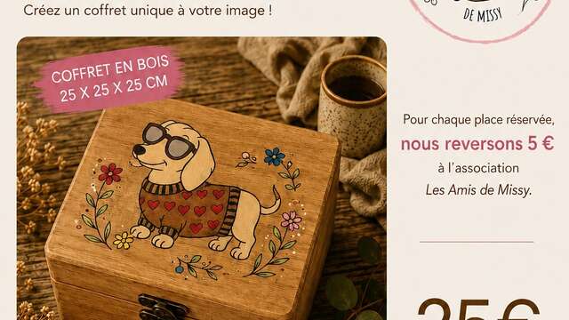 Atelier peindre son coffret personnalisé