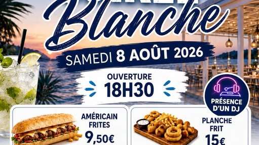 Soirée Blanche au Lagon Bleu à Latilly