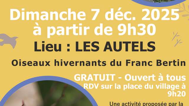 Sortie Nature aux Autels