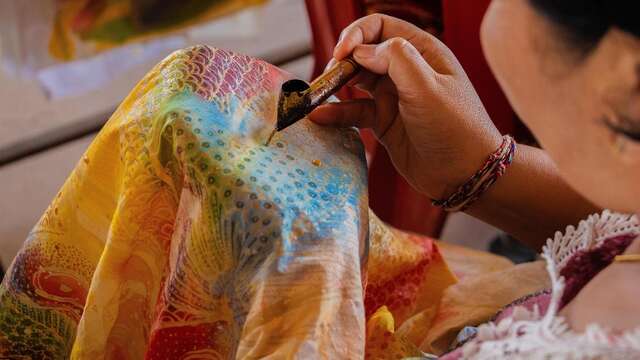 Atelier : le batik, c'est magique !