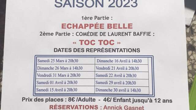 Représentation Théâtrale par l'Association Les Trois Coups