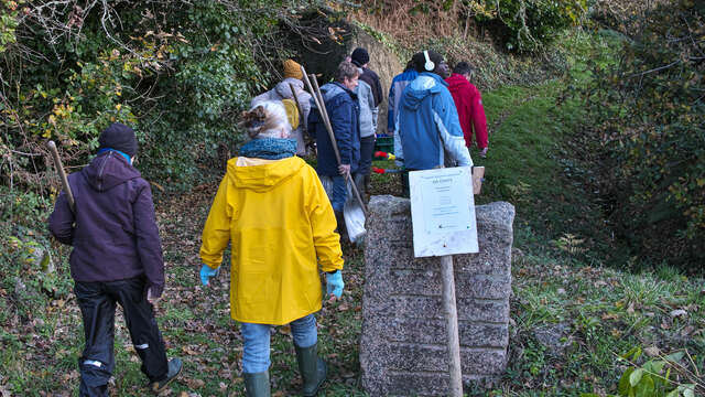 Chantier nature au verger de crec'h guegan