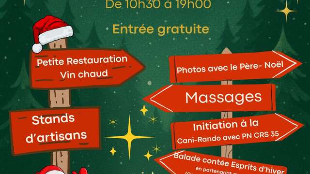 Balade contée en forêt de Brocéliande, au bord de l'étang de Paimpont - Marché de Noël Domaine Insolite de Brocéliande