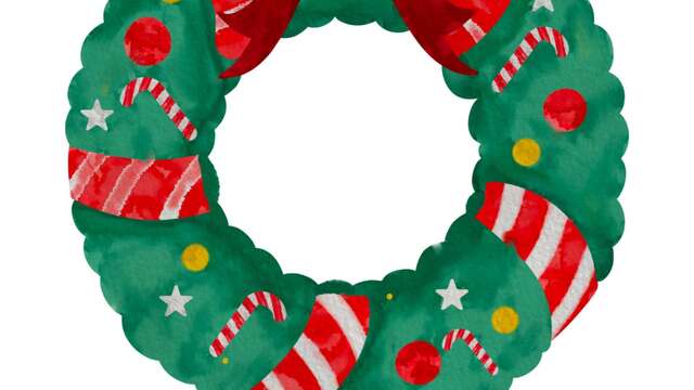Atelier création de couronnes de Noël