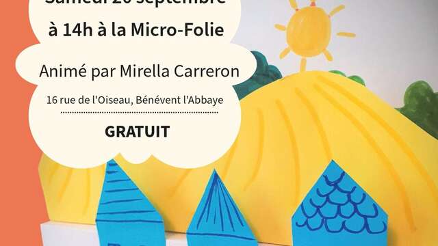 Journées du Patrimoine : Micro-Folie : Atelier pop-up spécial architecture