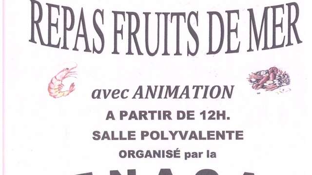 Repas fruits de mer