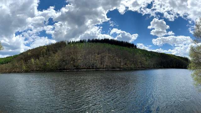 Parcours Pêche Carpe de nuit sur le barrage de Chauvan