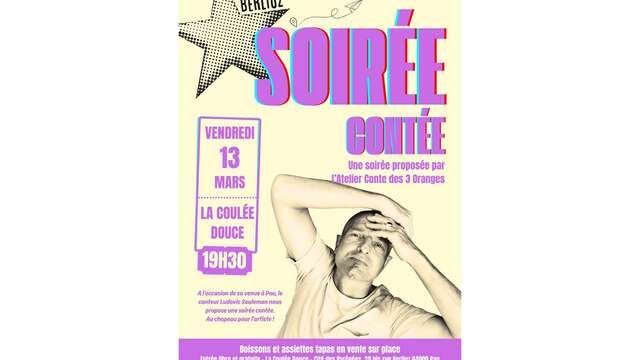 Soirée conte avec Ludovic Souleman