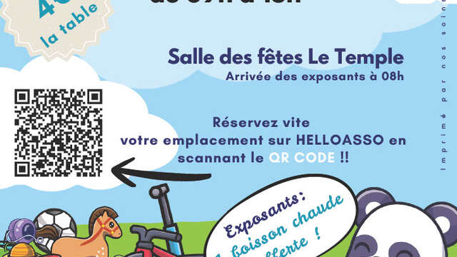 Bourse aux jouets et puériculture