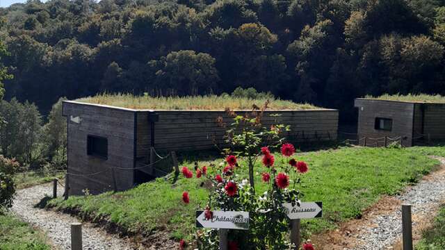 Chalet en bois Le Châtaignier "Les 3 Châtaignes"
