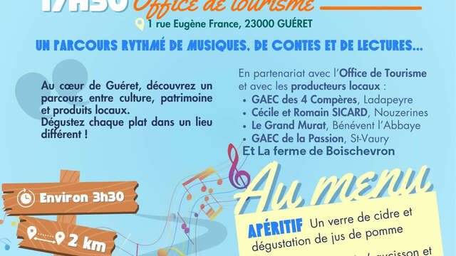 Balade gourmande au cœur de Guéret /!\COMPLET/!\