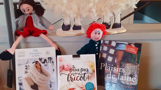 Café tricot, crochet, broderie à la Maison du Père Castor