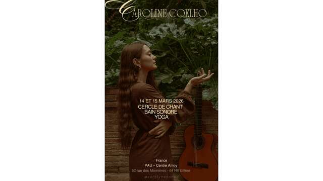 Yoga, kirtan & bain sonore avec Caroline Coelho