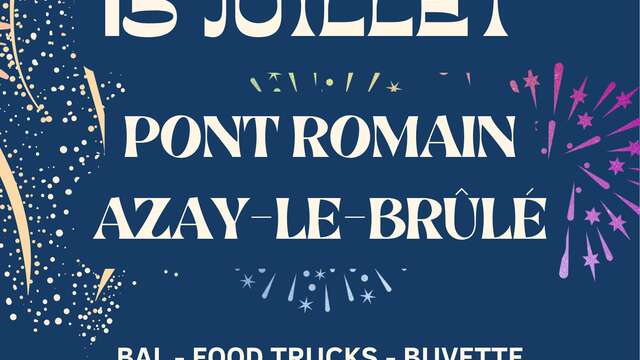 Feu d’artifice au Pont Romain
