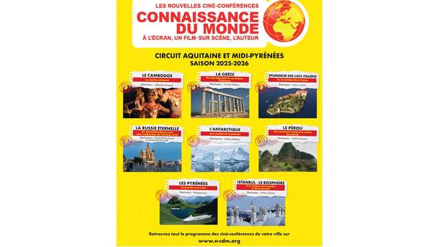 Connaissance du monde - saison 2025/2026