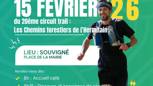 Inauguration du parcours de trail " Les Chemins forestiers de l'Hermitain "
