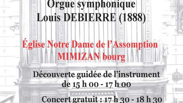 "Animations autour d'un orgue"- Journées du Patrimoine