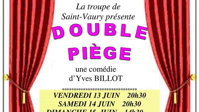 Théâtre : "Double piège"
