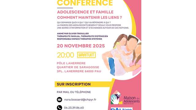 Conférence "adolescence et famille"