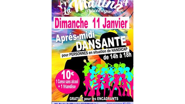 Après-midi dansante pour personnes en situation de handicap
