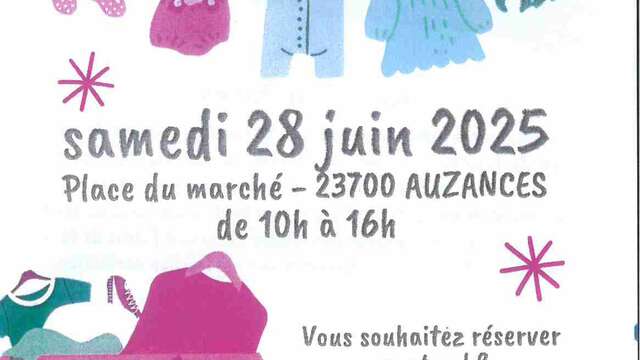 Braderie SPECIALE ENFANCE