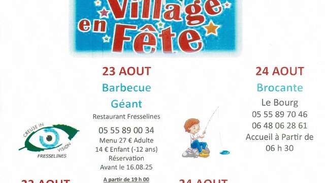 Fresselines, village en fête