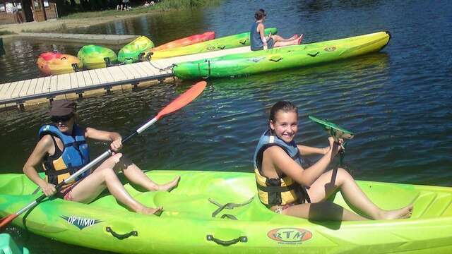 Location canoë/kayak - Base Nautique et de plein air, Lac de Saint-Pardoux