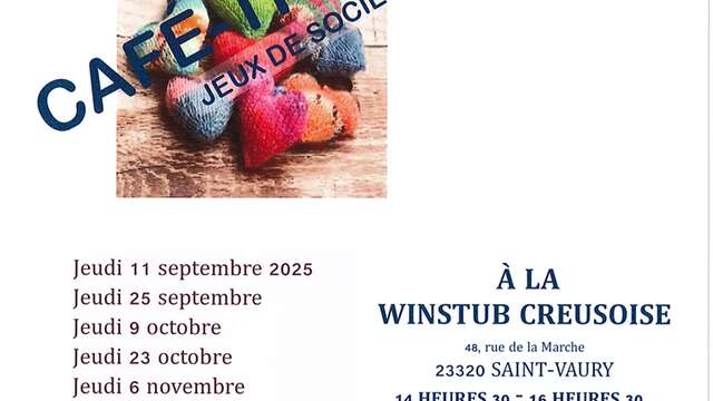 Café-tricot et jeux de société